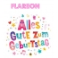 Bunte Geburtstagsgre fr Flareon