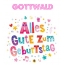 Bunte Geburtstagsgre fr Gottwald