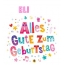 Bunte Geburtstagsgre fr Eli