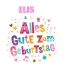 Bunte Geburtstagsgre fr Elis