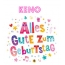 Bunte Geburtstagsgre fr Keno