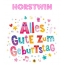 Bunte Geburtstagsgre fr Horstwin