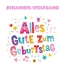 Bunte Geburtstagsgre fr Johannes-Wolfgang