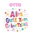 Bunte Geburtstagsgre fr Otto