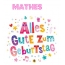 Bunte Geburtstagsgre fr Mathes