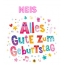 Bunte Geburtstagsgre fr Neis