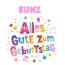 Bunte Geburtstagsgre fr Kunz