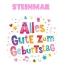 Bunte Geburtstagsgre fr Steinmar