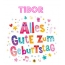 Bunte Geburtstagsgre fr Tibor