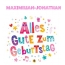 Bunte Geburtstagsgre fr Maximilian-Jonathan