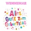 Bunte Geburtstagsgre fr Wennemar