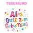 Bunte Geburtstagsgre fr Treumund