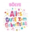 Bunte Geburtstagsgre fr Slve