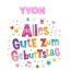 Bunte Geburtstagsgre fr Yvon