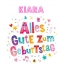 Bunte Geburtstagsgre fr Kiara