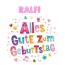 Bunte Geburtstagsgre fr Ralfi