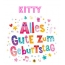 Bunte Geburtstagsgre fr Kitty