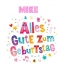 Bunte Geburtstagsgre fr Mike