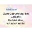 Zum Geburtstag ein Gedicht fr Adelbrand