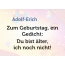 Zum Geburtstag ein Gedicht fr Adolf-Erich