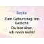 Zum Geburtstag ein Gedicht fr Beyke