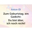 Zum Geburtstag ein Gedicht fr Anton-Di