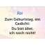 Zum Geburtstag ein Gedicht fr bi