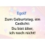 Zum Geburtstag ein Gedicht fr Egolf