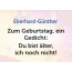 Zum Geburtstag ein Gedicht fr Eberhard-Gnther