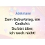 Zum Geburtstag ein Gedicht fr Adelmann