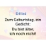 Zum Geburtstag ein Gedicht fr Erfried