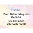 Zum Geburtstag ein Gedicht fr Florinus