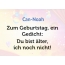 Zum Geburtstag ein Gedicht fr Can-Noah