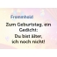 Zum Geburtstag ein Gedicht fr Frommhold