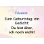 Zum Geburtstag ein Gedicht fr Friederk