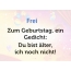 Zum Geburtstag ein Gedicht fr Frei