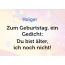 Zum Geburtstag ein Gedicht fr Holger