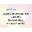 Zum Geburtstag ein Gedicht fr Jan-Claas