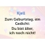 Zum Geburtstag ein Gedicht fr Kjell