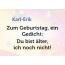 Zum Geburtstag ein Gedicht fr Karl-Erik