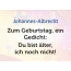 Zum Geburtstag ein Gedicht fr Johannes-Albrecht