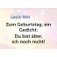 Zum Geburtstag ein Gedicht fr Louis-Veit