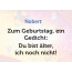 Zum Geburtstag ein Gedicht fr Nobert