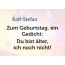 Zum Geburtstag ein Gedicht fr Ralf-Stefan