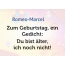 Zum Geburtstag ein Gedicht fr Romeo-Marcel