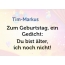 Zum Geburtstag ein Gedicht fr Tim-Markus