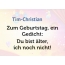 Zum Geburtstag ein Gedicht fr Tim-Christian