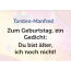 Zum Geburtstag ein Gedicht fr Torsten-Manfred