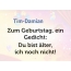 Zum Geburtstag ein Gedicht fr Tim-Damian