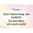 Zum Geburtstag ein Gedicht fr Timm